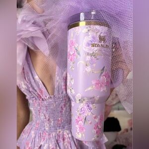 LoveShackFancy 40oz purple tumbler! Brand new never opened still wrapped